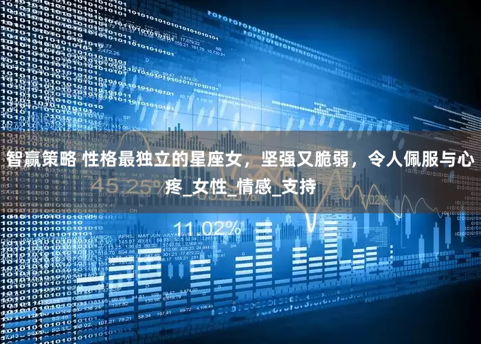 智赢策略 性格最独立的星座女，坚强又脆弱，令人佩服与心疼_女性_情感_支持